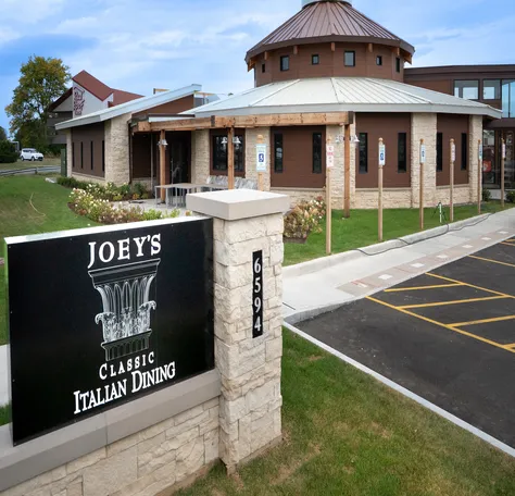 The Joey's Classic Italian Dining sign in front of the new restaurant